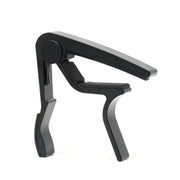 Single Handed Guitar Capo for Acoustic and Electric Guitars Aluminum Quick Clamping Black