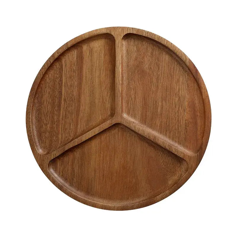 Japanese Solid Wood Fruit Plate Tray Set Multi Size Snack Platter