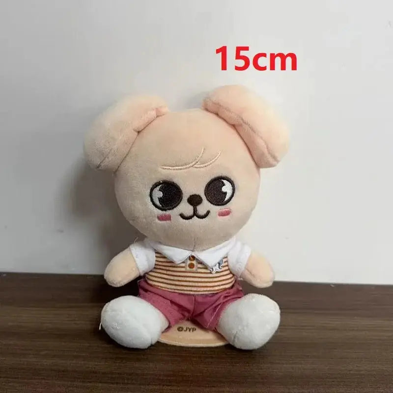 SKZOO Stray Kids Plush Keychain 12cm Doll Cloak Fashion Toy Fans Gift Official Collectible Item