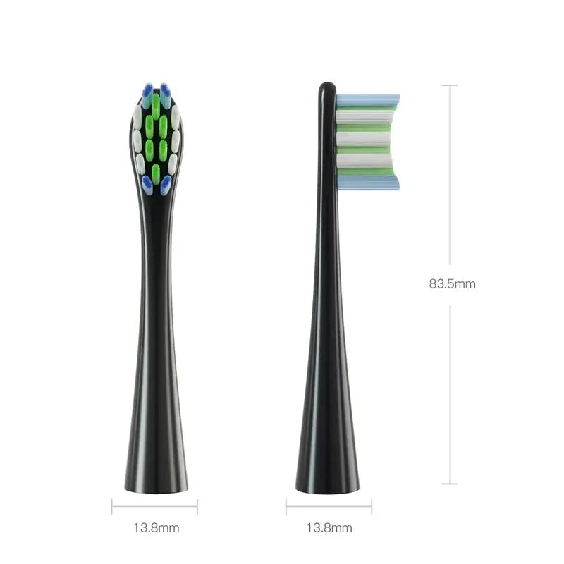 Oclean Flow Replacement Brush Heads Soft DuPont Tynex Bristles 7 Pack for Sonic Toothbrushes Gentle Plaque Removal