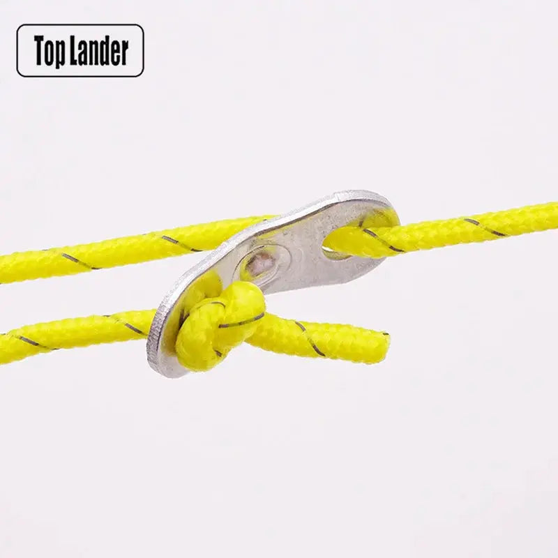30 Piece Camping Tent Rope Fasteners Set With Guyline Tensioners For Awning Cords And Rope Tightening Buckles