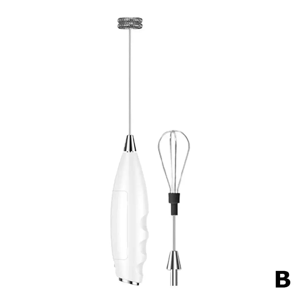 Wireless Electric Milk Frother Handheld Battery Powered Foamer For Coffee Cream Soups Desserts And Baking Accessories