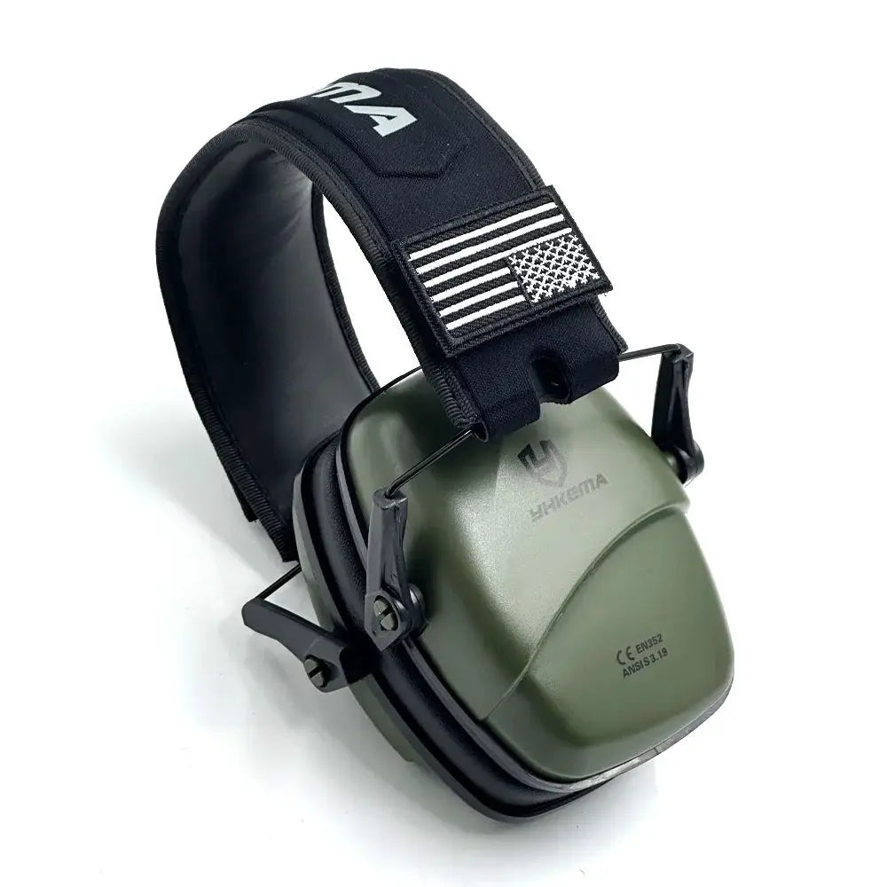 YHKEMA Tactical Earmuffs Ear Protection For Shooting NRR 25dB Noise Reduction Passive Hearing Protector