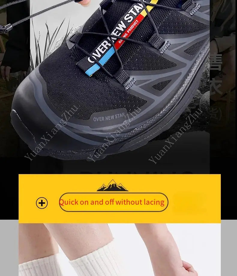 No-tie round shoelaces for sneakers, black and white, adults and kids, Simples Market
