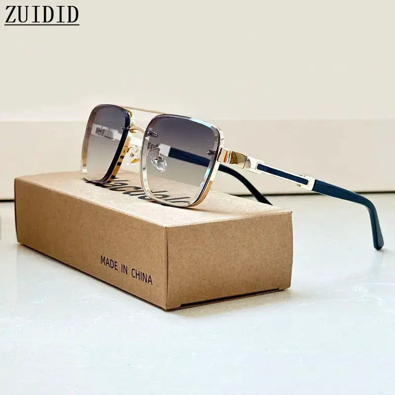 NovaLux Unisex Square Sunglasses Luxury Vintage Design With Lightweight Aluminium Magnesium Frame TAC Lenses