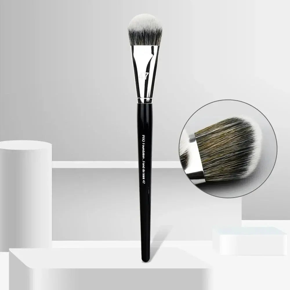 ProBeauty Foundation Brush 47 Brush Head Soft Wool Bristles For Flawless Streak Free Liquid Foundation Application
