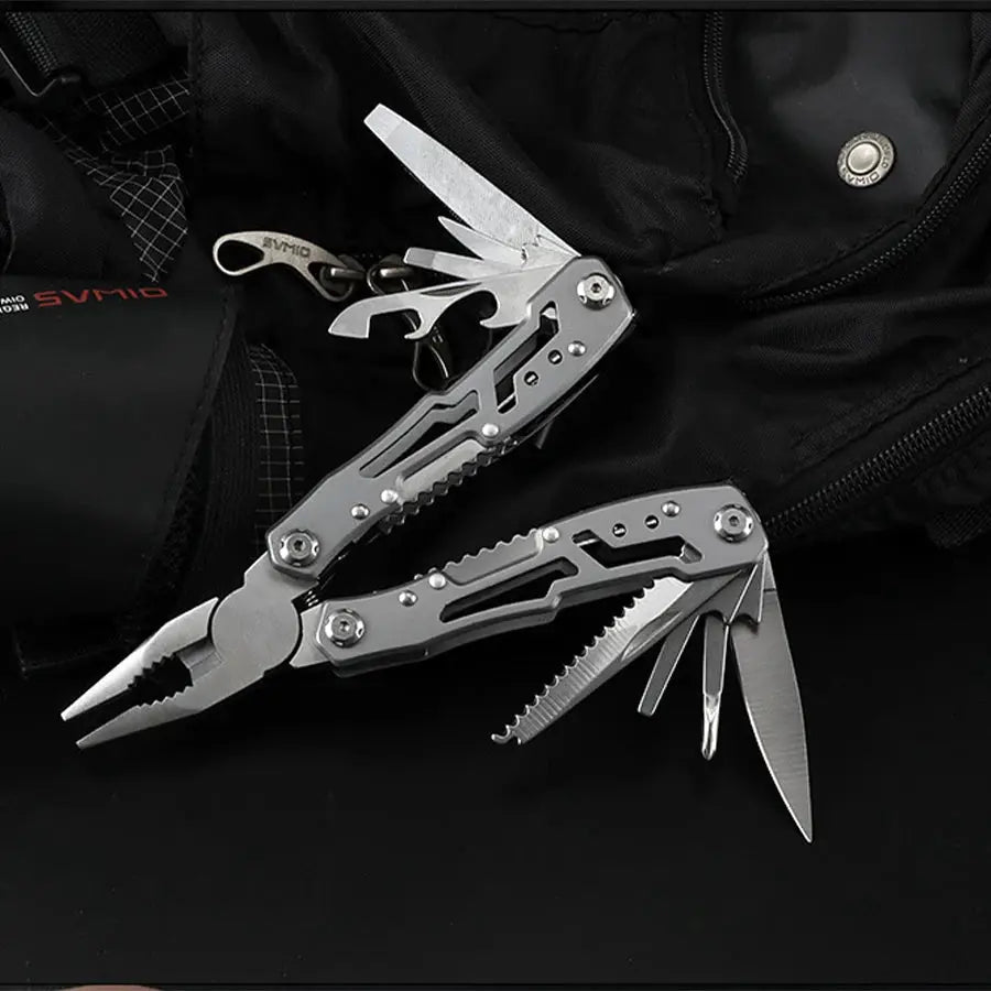 Camping Multitool Stainless Steel Portable Folding Knife Pliers Outdoor Emergency Survival Gear Multifunction Tools Hiking