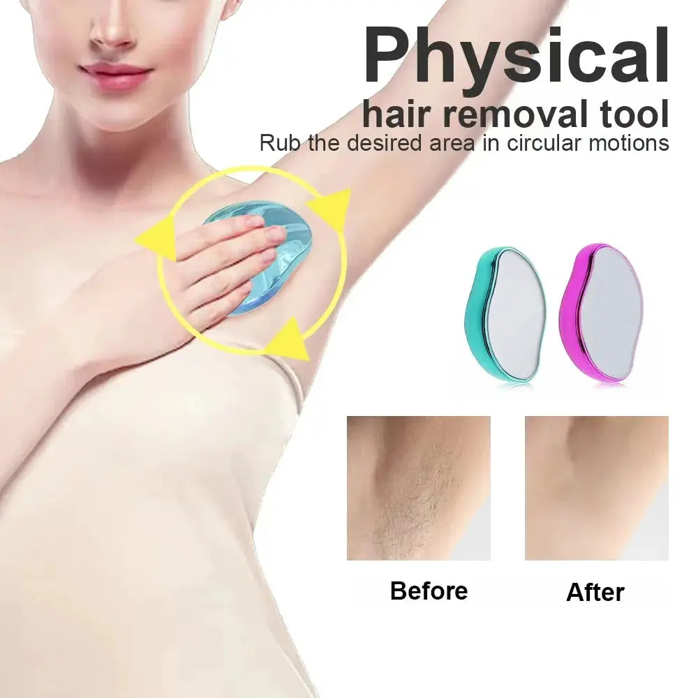 Hair Removal Physical Epilators Crystal Hair Eraser Safe Easy Cleaning Reusable Body Depilation Tools For Smooth Skin