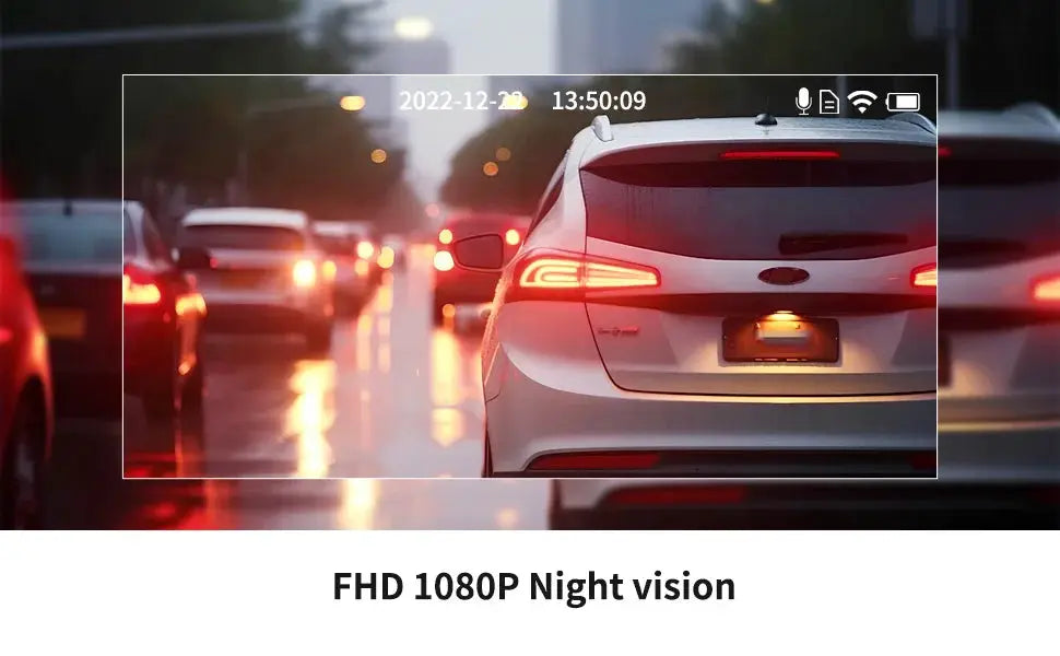 Simples Market 4-channel WiFi dashcam with front, left, right and rear cameras, FHD 1080P night vision