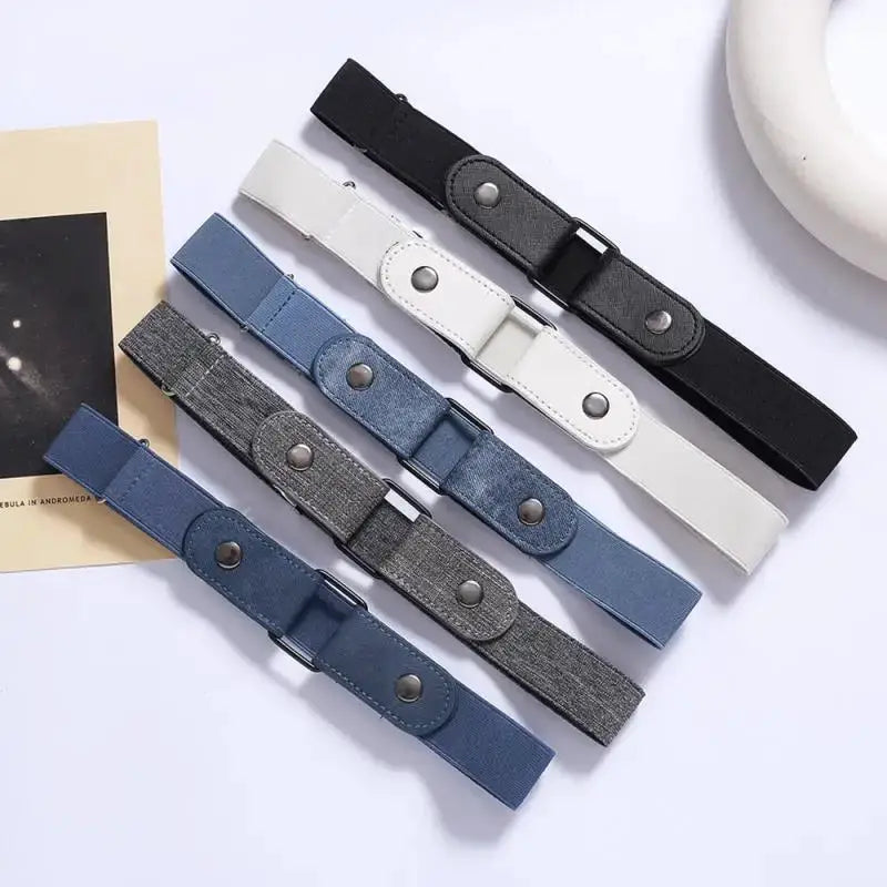 FlexWear Buckle Free Elastic Waist Belt For Women And Men Adjustable Stretch Invisible Belt Comfort