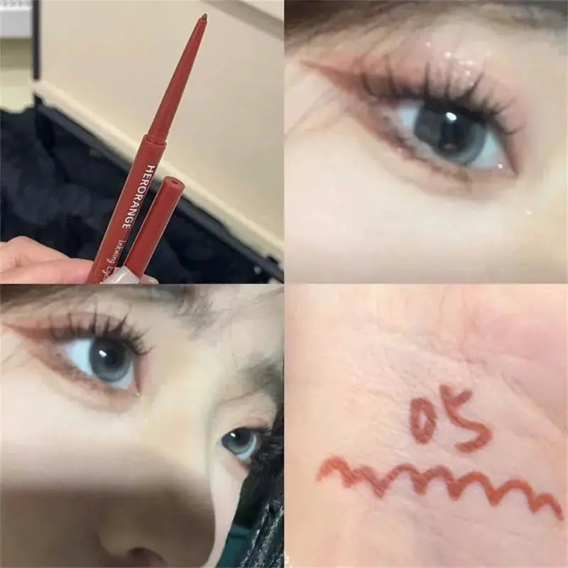 LumiLiner 12 Color Eyeliner Pencil Set Waterproof Matte Finish For Precise Eye Definition