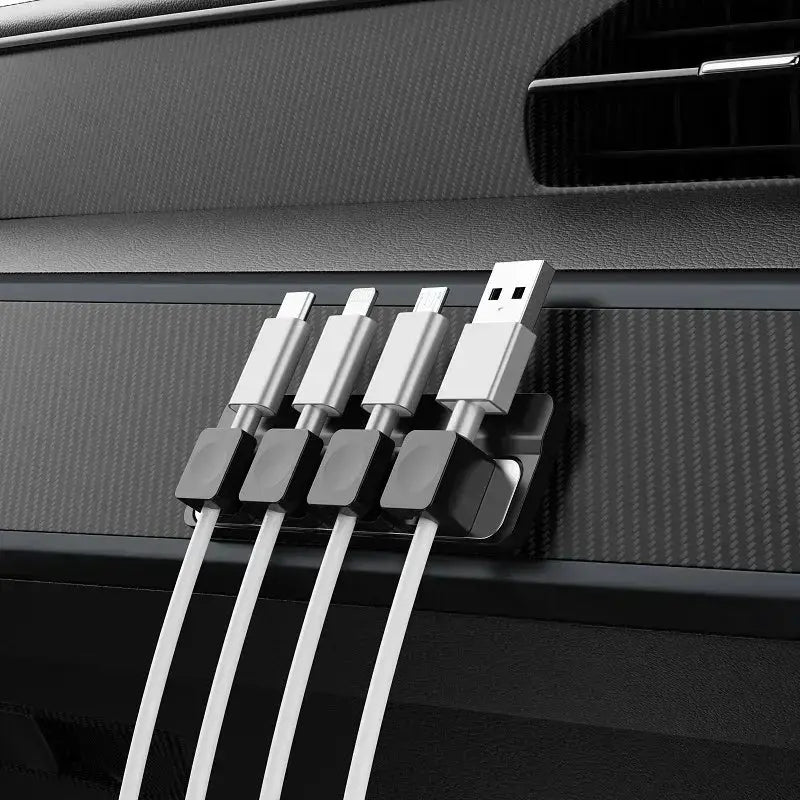 MagnoClip Magnetic Cable Clips Under Desk Cable Management System For Tidy Wires And Easy Access