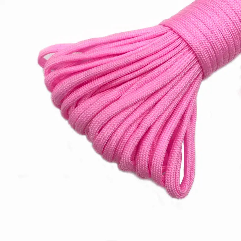 Paracord coil by Simples Market, pink 4mm 7-strand 550 paracord for survival camping