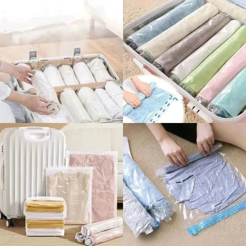 Roll - Up Travel Compression Bags - Simples Market