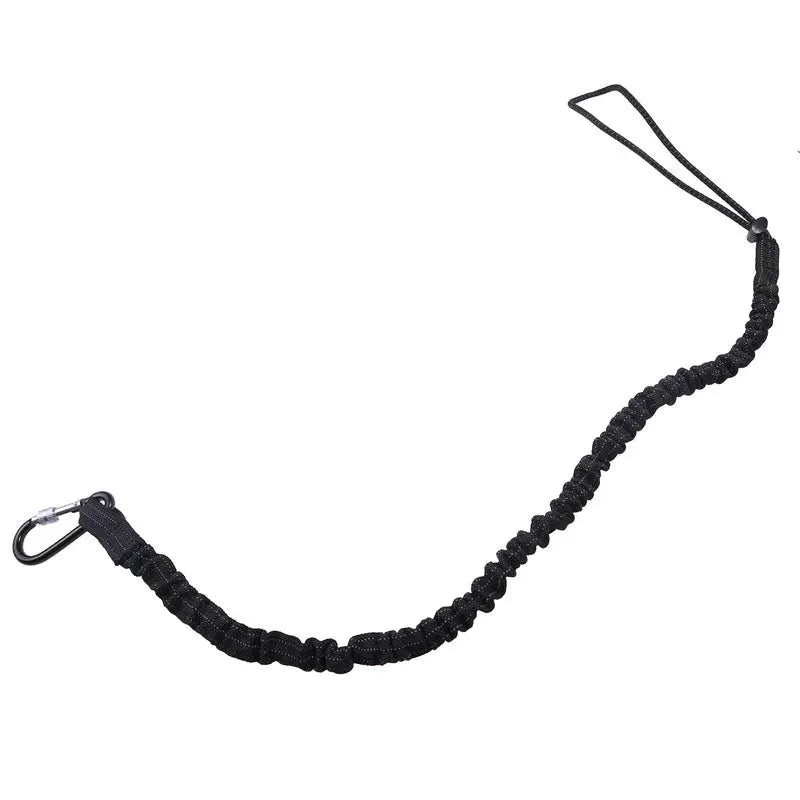 Safety Bungee Tether Tool Lanyard With Carabiner Hook For Climbing And Aerial Work Anti Falling Safety Rope