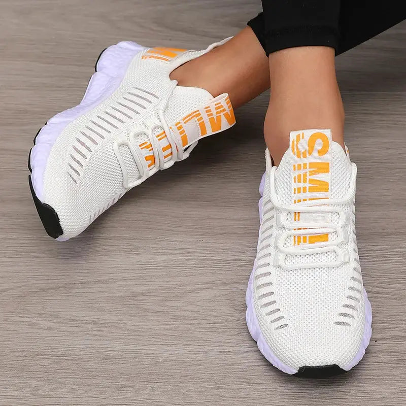 SwiftStep Womens Lightweight Mesh Sports Shoes Breathable Air Mesh Upper For Running And Walking Comfort