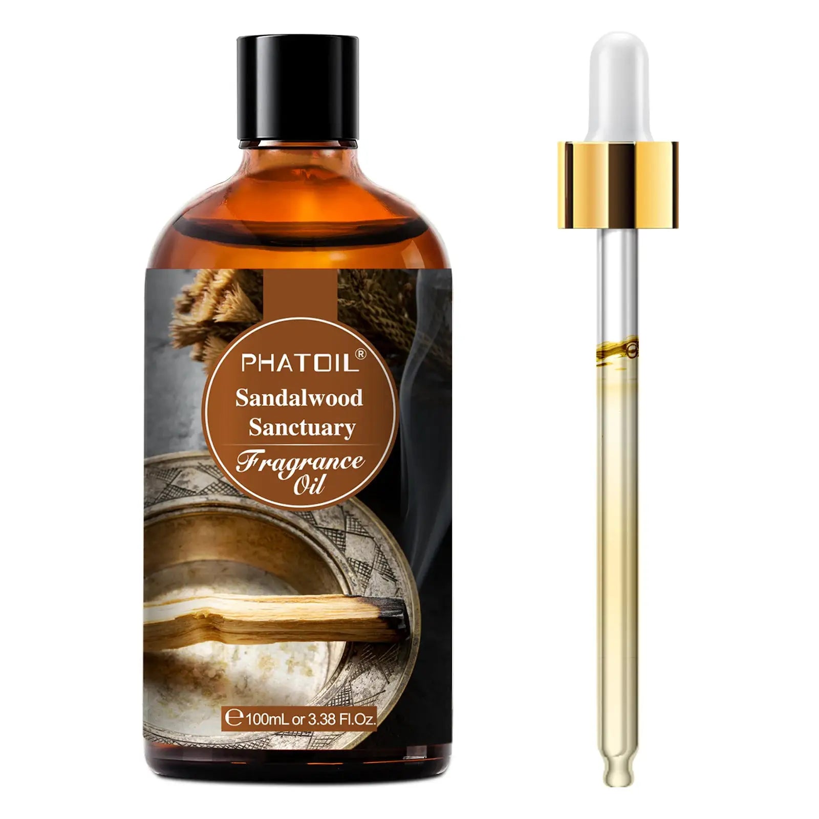 PHATOIL 100ml Fragrance Oils Set With Dropper White Musk Orange Blossom Bubble Gum Baby Powder Coffee For Aromatherapy
