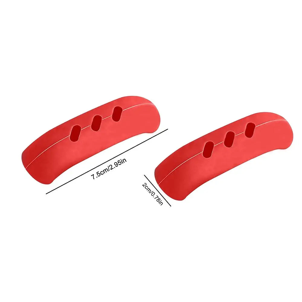 2 Pcs Silicone Pan Handle Covers Heat Insulation Assist Handle Holder Grip Sleeves For Safe Handling Kitchen Gadgets