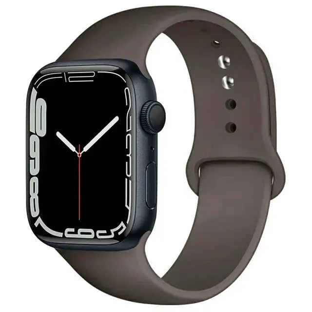 Silicone Band For Apple Watch strap 46mm 44mm 45mm 40mm 41mm 42-38mm 49mm sport bracelet iwatch series 11 10 9 8 7 6 5 SE Ultra3