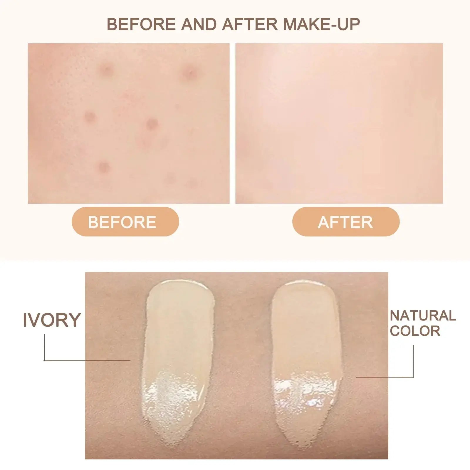 Magic Foundation Mushroom Head Air Cushion CC Cream Applicator Long Lasting High Coverage Waterproof Moisturizing Makeup