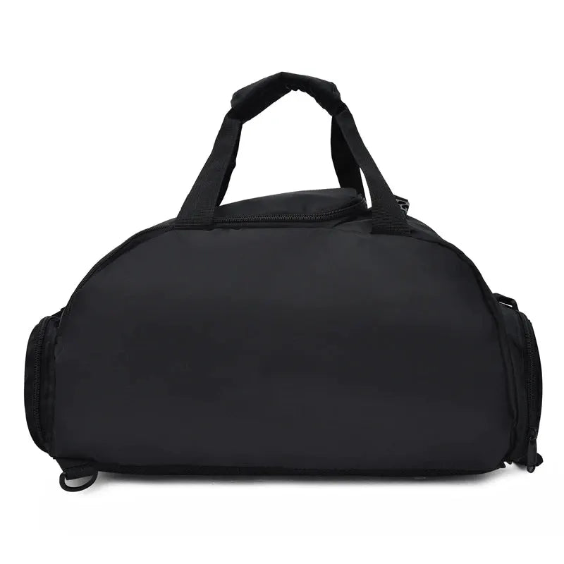 Simples Market black waterproof gym duffel bag with top handles