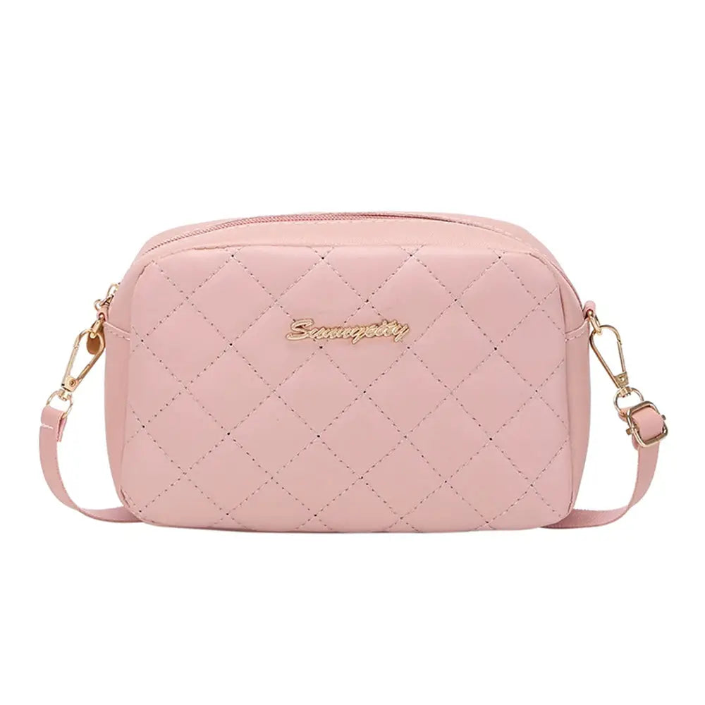 Lingge Tassel Small Crossbody Messenger Bag With Camera Compartment For Women Elegant Compact Everyday Bag