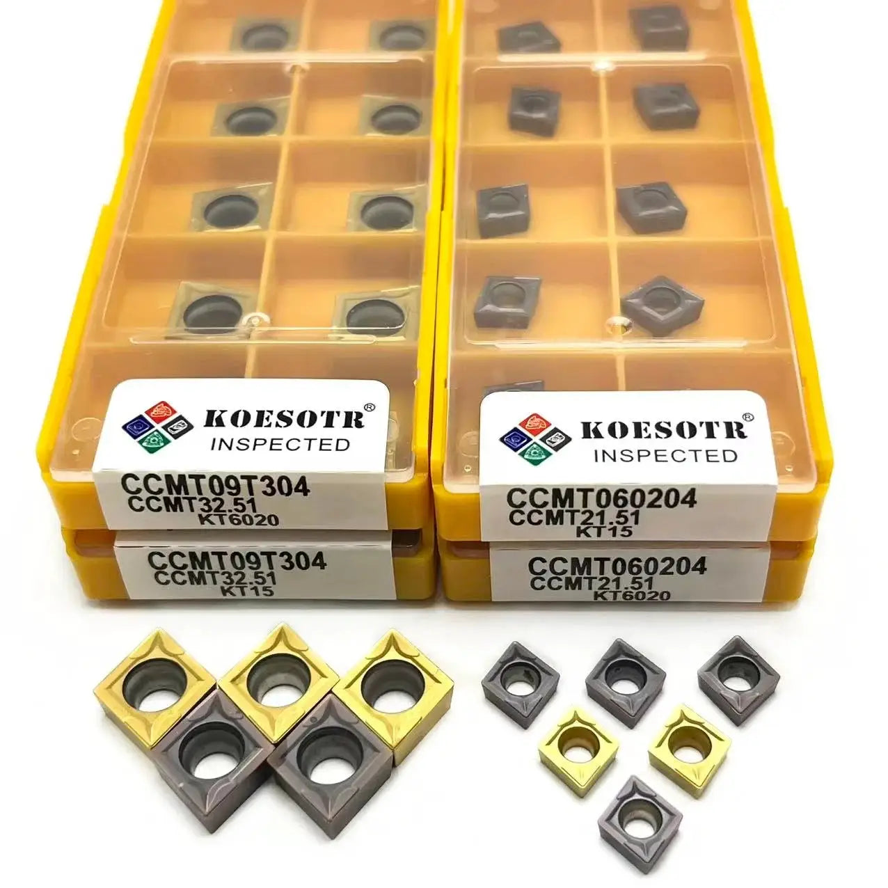 Carbide Turning Insert CCMT09T304 KT15 KT6020 KT735 For CNC Lathe And Milling Tools Versatile Iron Stainless Steel
