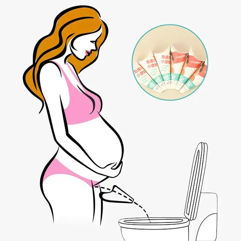 Simples Market disposable paper urination device for women, pregnant standing use, 6/12/24pcs