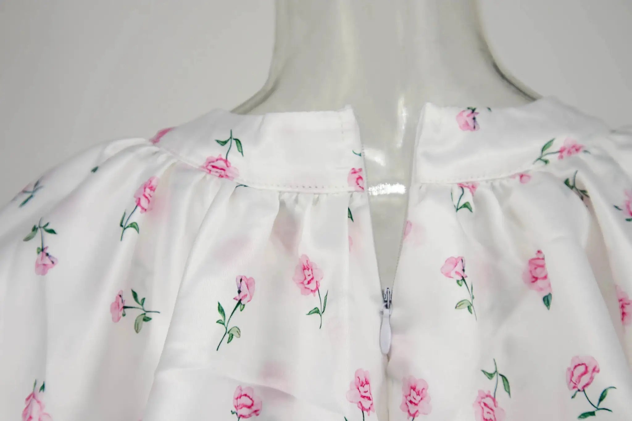 Women's 2026 Spring Summer Ruffled Floral Short Skirt Dress V Neck
