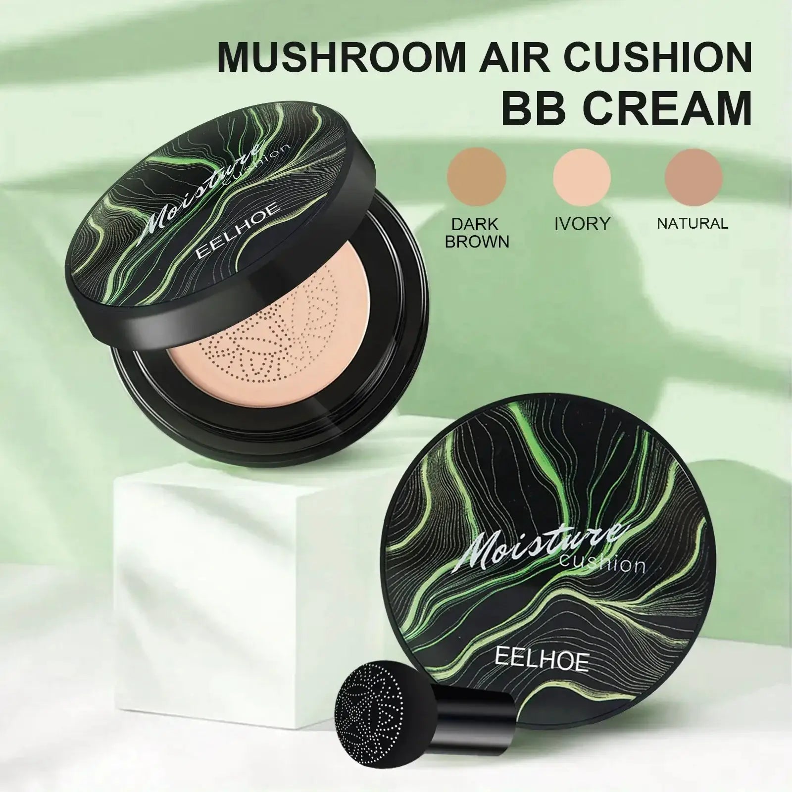 Magic Foundation Mushroom Head Air Cushion CC Cream Applicator Long Lasting High Coverage Waterproof Moisturizing Makeup