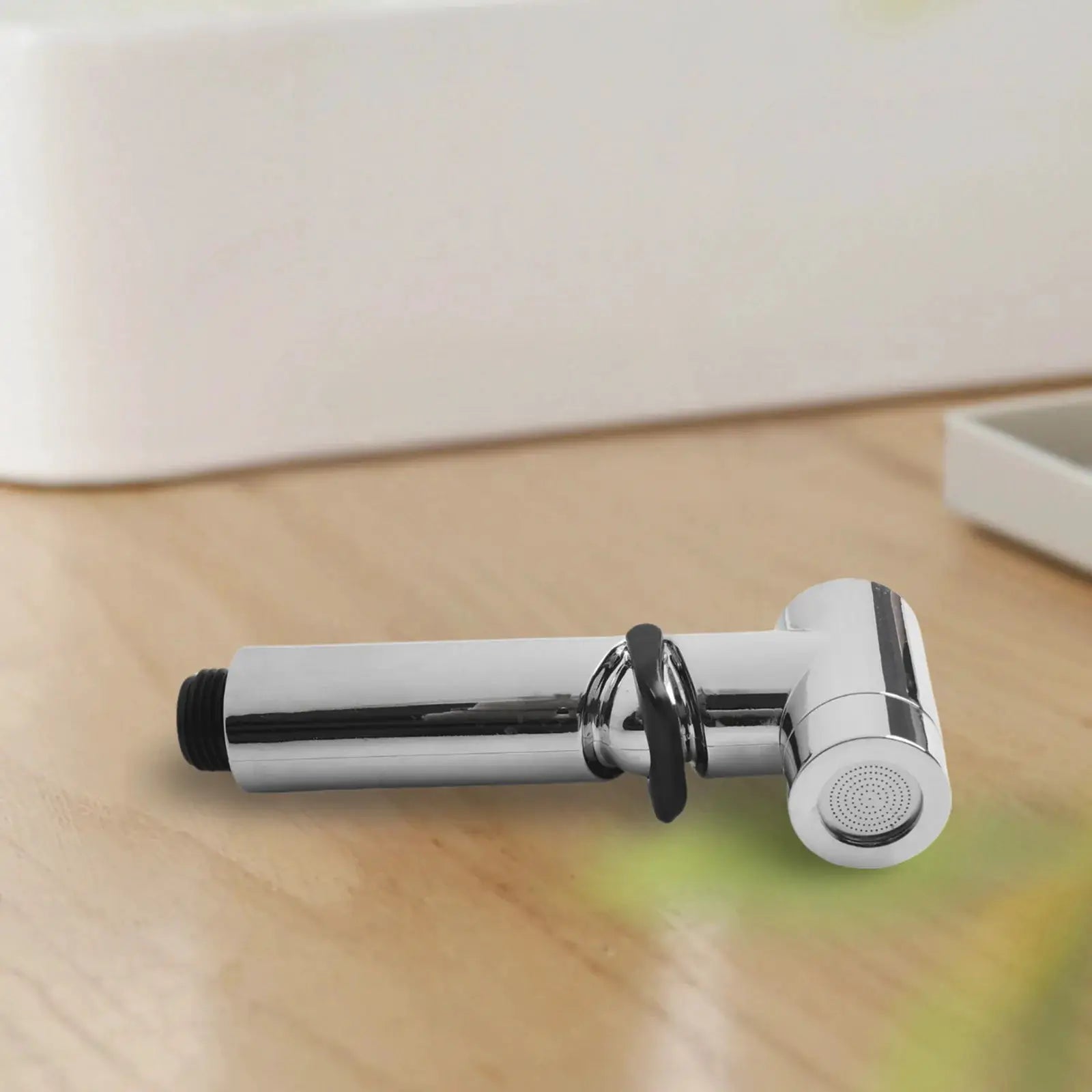ABS chrome handheld bidet spray head with circular nozzle