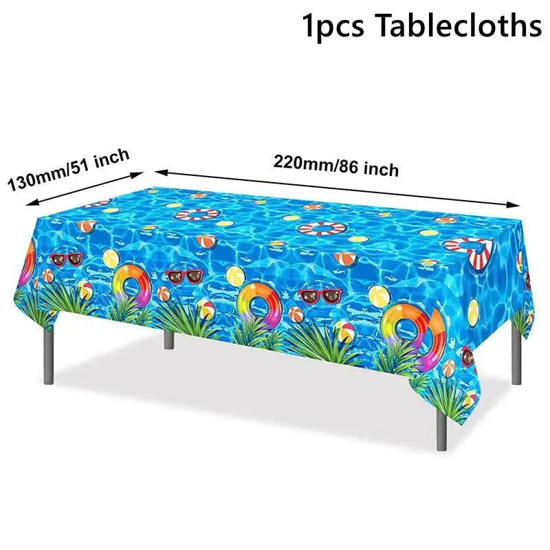 Flamingo Party Decorations for Beach Summer Pool Parties Luau Birthday Celebration Tropical Paper Decor