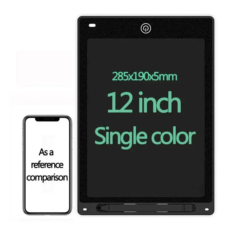 10 And 12 Inch LCD Writing Tablet For Kids Graffiti Sketchpad Handwriting Blackboard Toy Gift