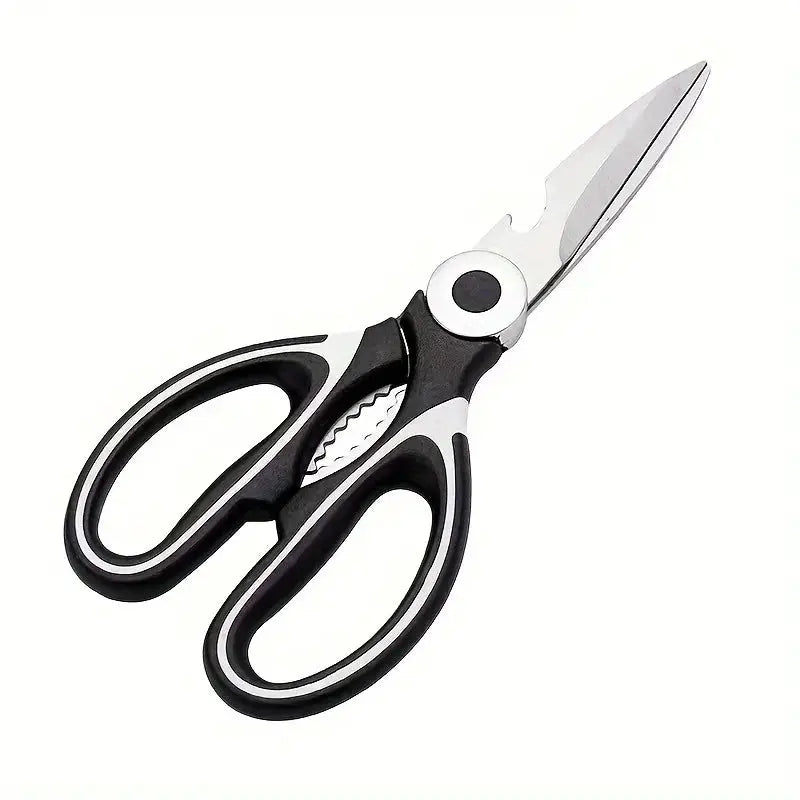 Multifunctional Kitchen Scissors Stainless Steel Shears For Fish Meat Herbs Durable Household Use