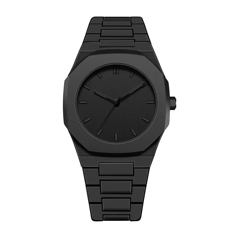 NovaTime Minimalist Quartz Watch For Men With Lightweight Plastic Strap Waterproof Durable Build And Classic Style