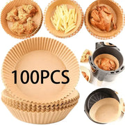 Disposable Air Fryer Parchment Paper Liners For Square And Round Pans Nonstick Oil Absorbing Mat Kitchen Oven