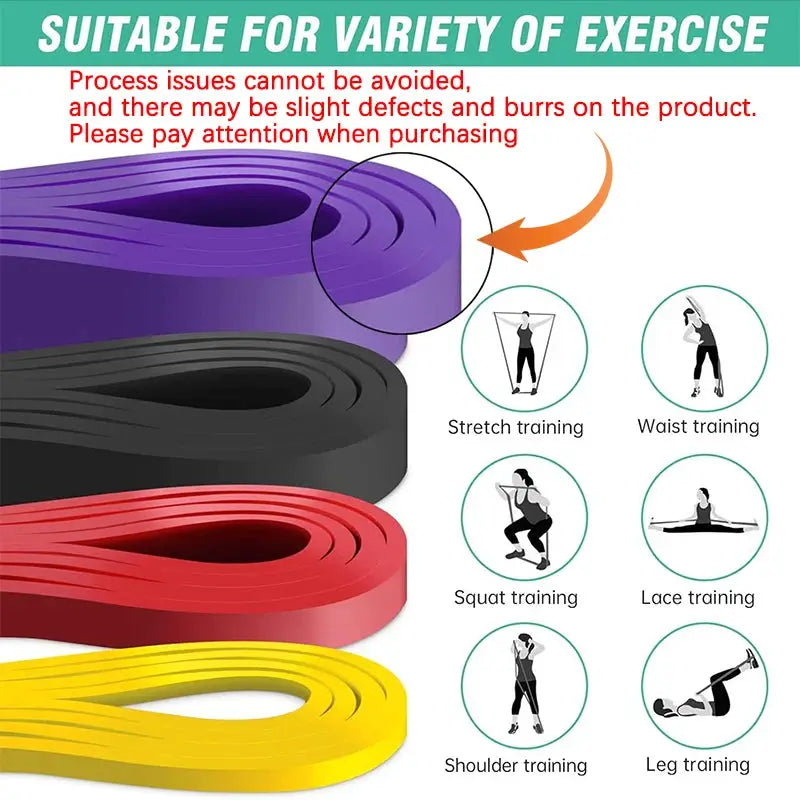 Resistance Band Set For Pull Up Assistance And Physical Therapy, Heavy Stretch Bands For Home Workouts