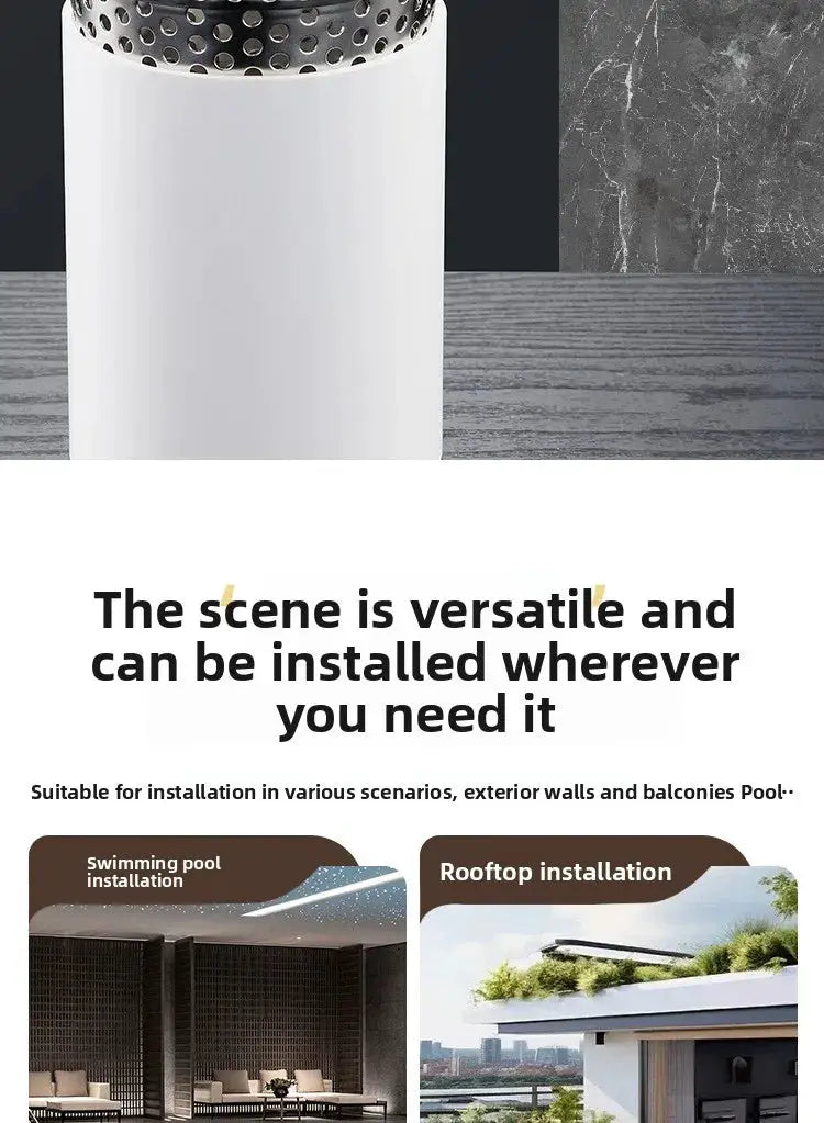 304 stainless steel wall-side floor drain insert with anti-rat debris filter and white housing