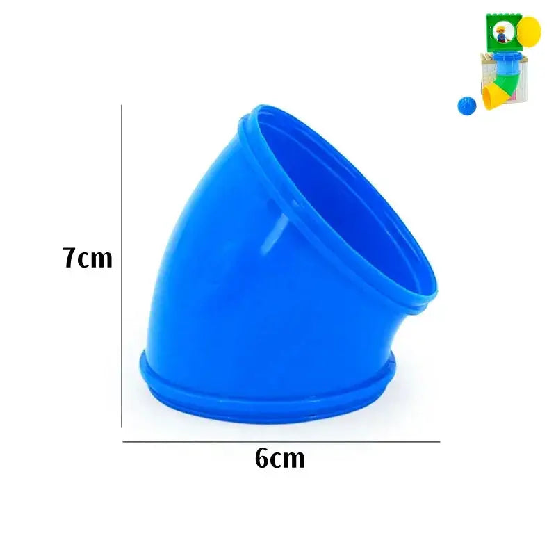 Big Building Blocks Duplo Compatible Large Brick Ferris Wheel Seesaw Slide Swing Educational Toy For Kids