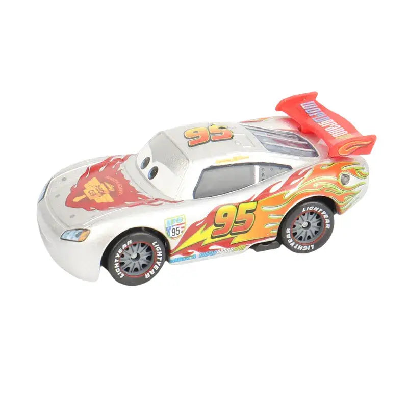 Disney Pixar Cars One Fifty Five Scale Diecast Lightning McQueen And Mater Metal Car Model Collectible Toy
