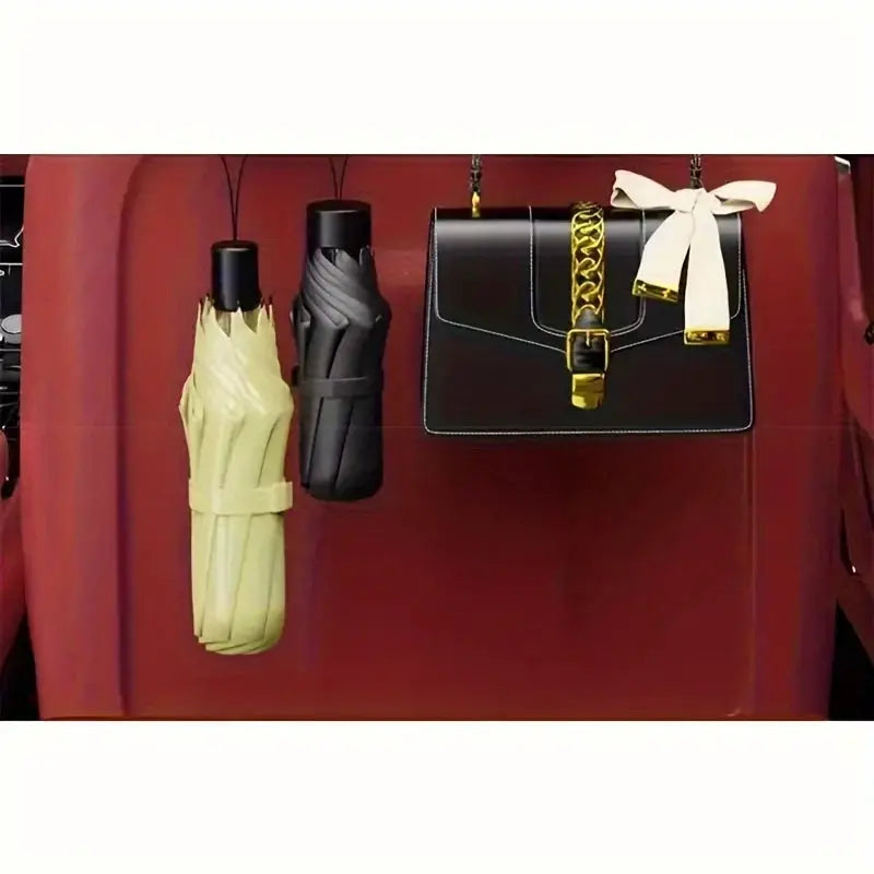 Multifunctional Car Backseat Organizer With Hooks Cup Holder And Storage Box Durable PP Material