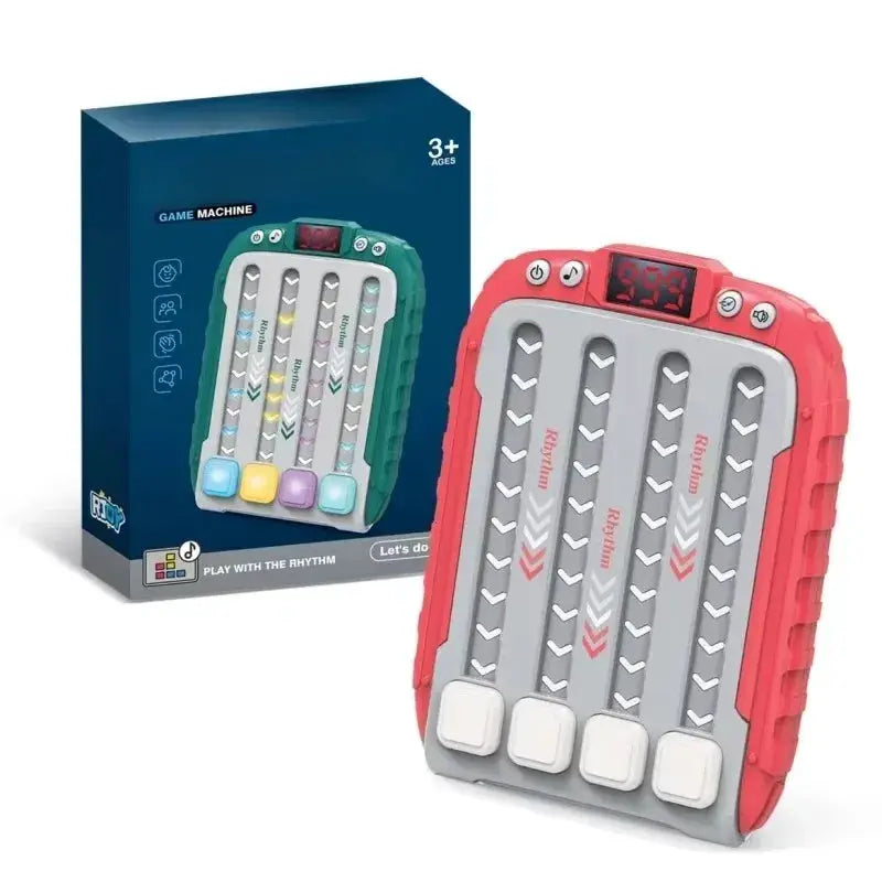 Electronic Music Puzzle Game Machine Montessori Travel Toy Light Up Sensory Educational Tabletop Game for Kids