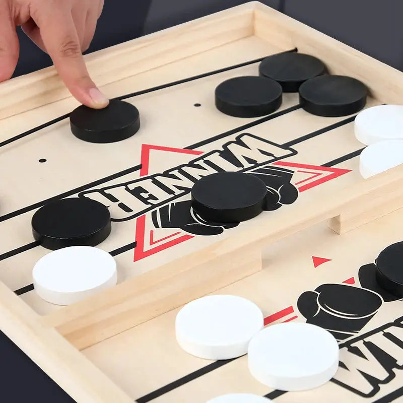 Table Hockey Paced Sling Board Puzzle Game For Parties Desktop Battle Interactive Toys For Children And Family Fun