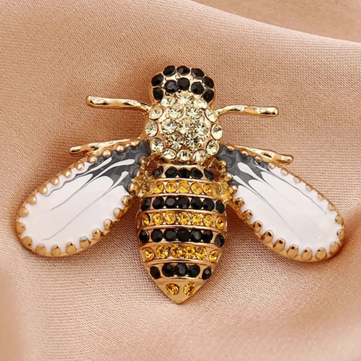 Personalized Imitation Pearl Bee Brooch Pin For Women Jewelry Ideal For Outdoor Dating Party Festival Gifts