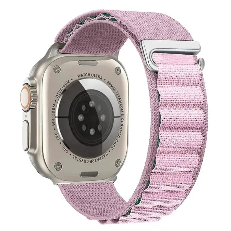 Alpine Loop Band for Apple Watch Ultra 49mm 11 10 9 8 7 46mm 42mm 45mm 41mm Nylon Wristband iWatch Series 6 5 4 SE 44 40mm Strap