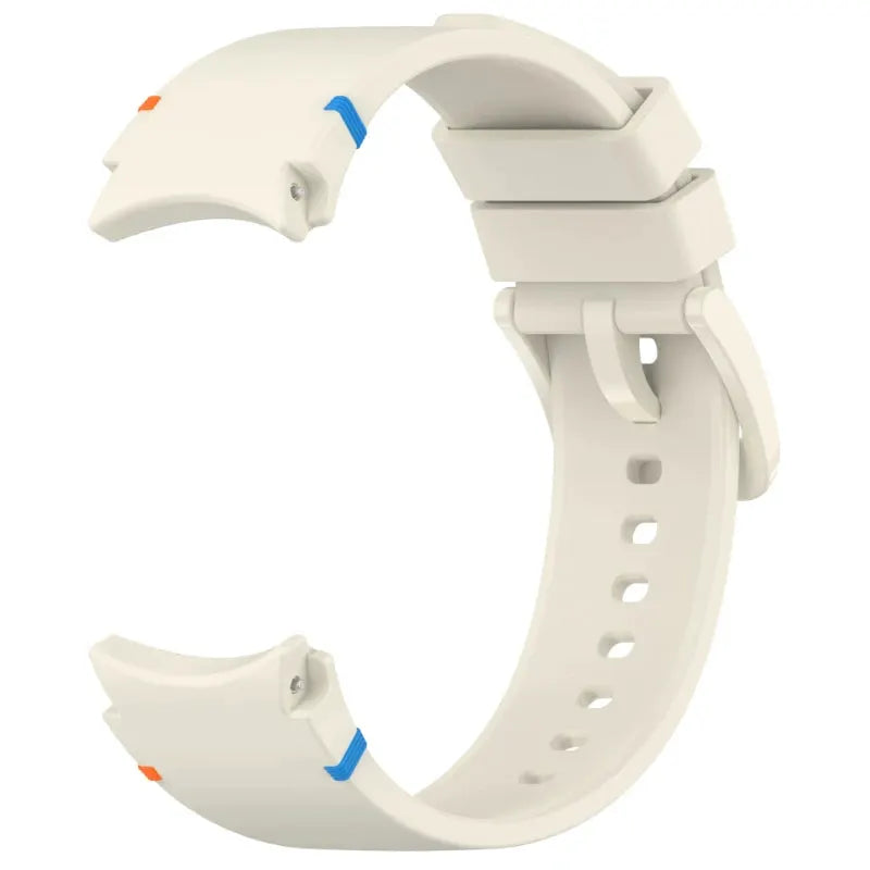 Galaxy Watch strap white silicone for Samsung 44mm/40mm, Simples Market