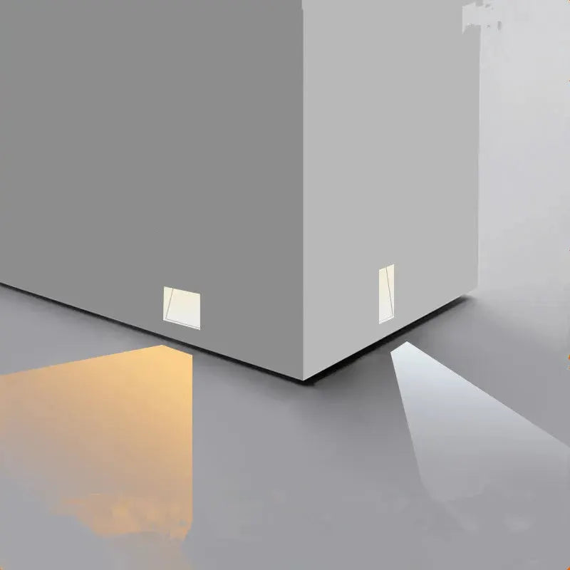 Embedded frameless LED stair wall lamps, 3W motion sensor, indoor night light for stairs/foyer