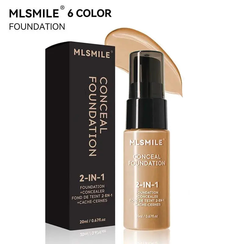 Oil Control Matte Foundation BB Cream Waterproof Full Coverage Concealer Liquid Base Professional Makeup