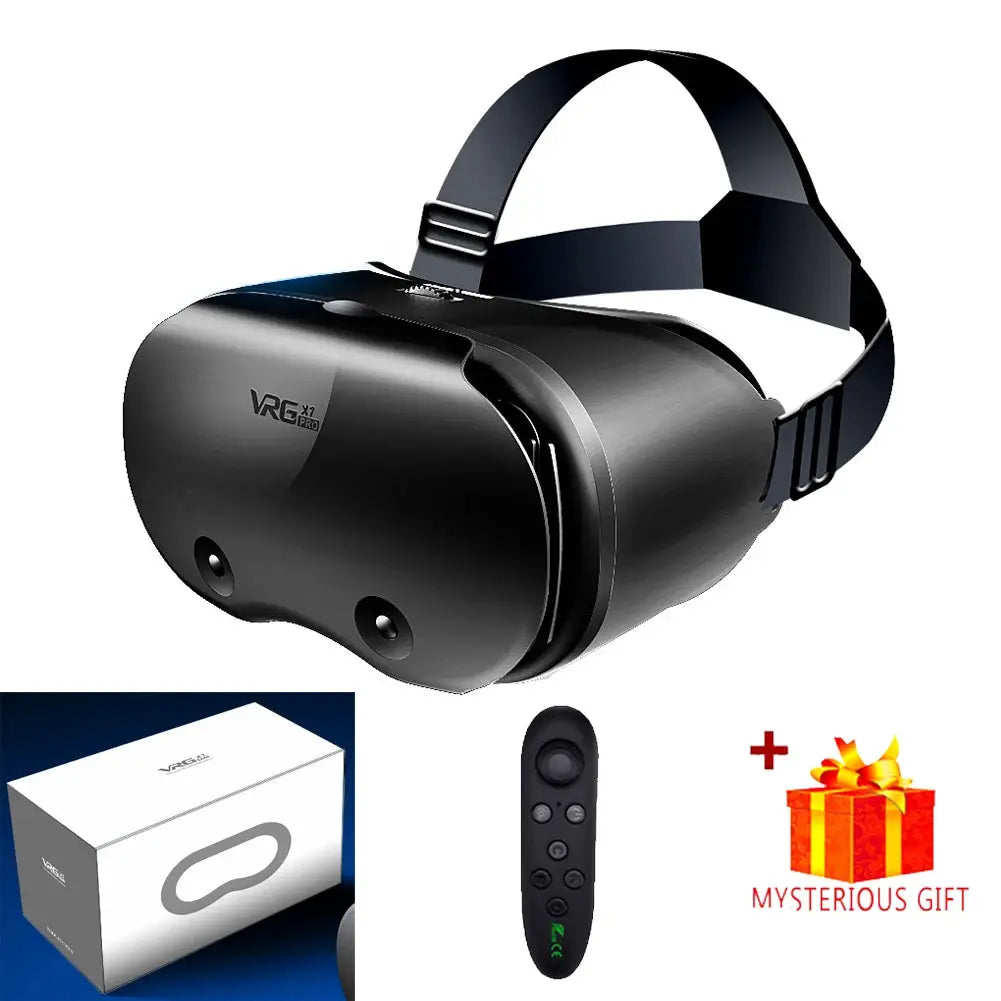 3D Virtual Reality VR Glasses For iPhone And Android Smartphones With Real Lenses Goggles Headset