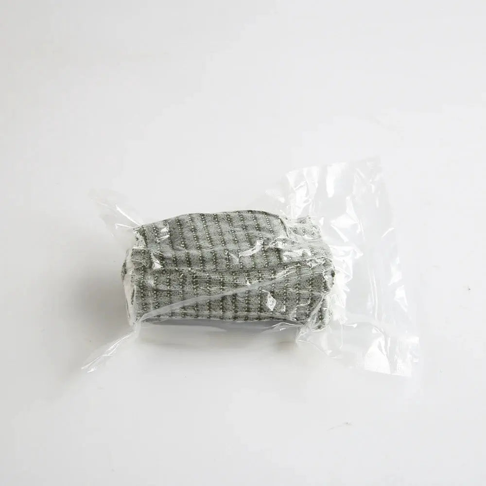 Simples Market Israeli Bandage IFAK trauma kit with olive-gray bandage roll in sealed plastic pouch